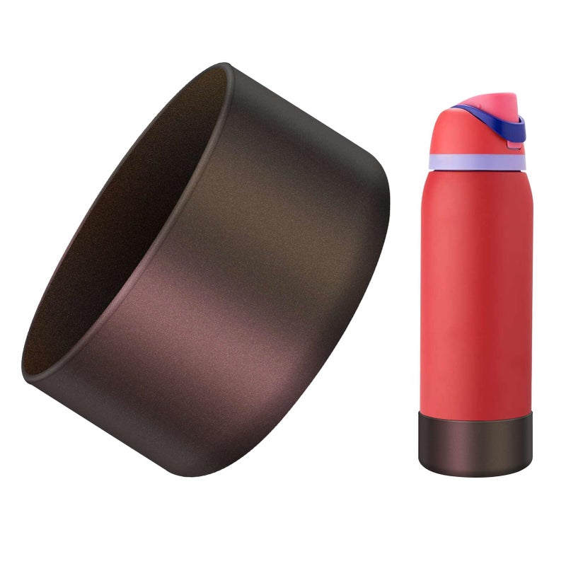 BKBY Chameleon Silicone Water Bottle Boot, Compatible with Owala 24oz 32oz 40oz, Gradient Matte Luster Cup Sleeve Bottom Cover for FreeSip, Twist, or Flip Stainless Steel Water Bottles - Image 1