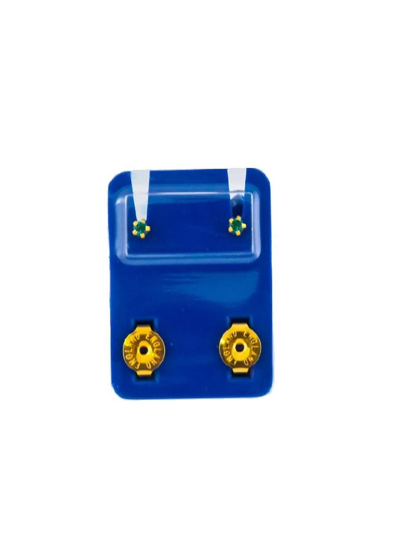 Caflon Singles Clawset Mini Assorted Gold Plated Earring 