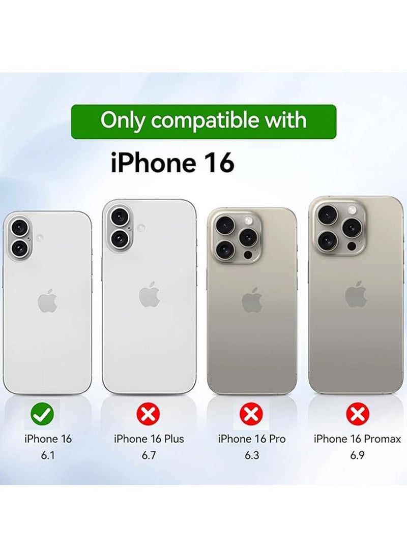 X-level for iPhone 16 Case, Magnetic Phone Cover [Compatible with MagSafe] Soft TPU Bumper Hard Translucent  Back Slim Fit Shockproof Protective Case Cover for Men Women Girls - Grey white  - Image 2