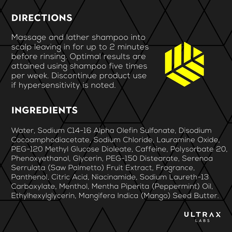 Ultrax Labs Hair Thickening Shampoo for Thinning Hair and Hair Loss - Hair Surge 8 oz for Women and Men - Image 3