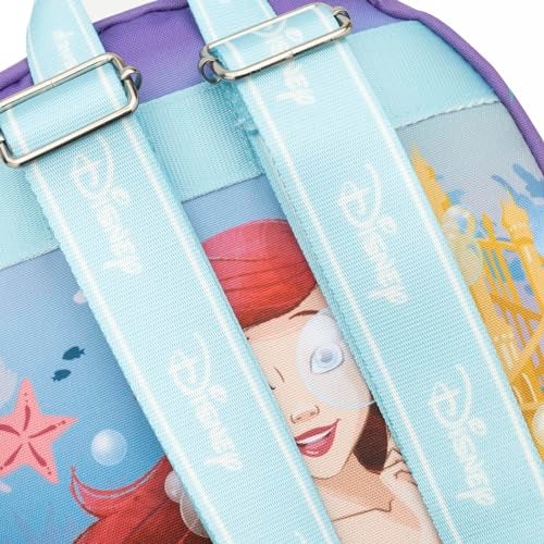 Wondapop - The Little Mermaid 13"" Nylon Daypack, Purple - Image 4