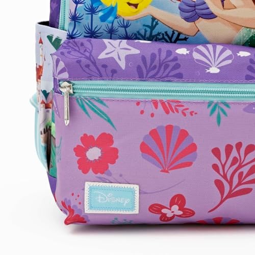 Wondapop - The Little Mermaid 13"" Nylon Daypack, Purple - Image 3