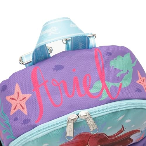 Wondapop - The Little Mermaid 13"" Nylon Daypack, Purple - Image 5