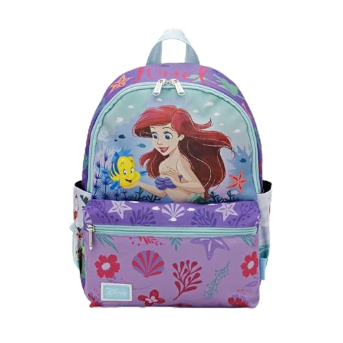 Wondapop - The Little Mermaid 13"" Nylon Daypack, Purple - Image 1