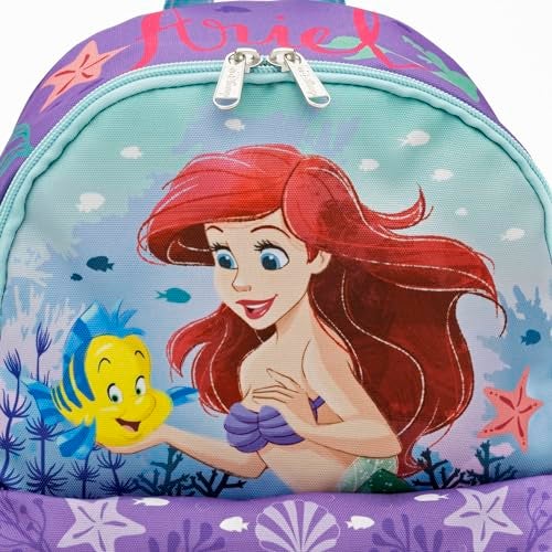 Wondapop - The Little Mermaid 13"" Nylon Daypack, Purple - Image 2