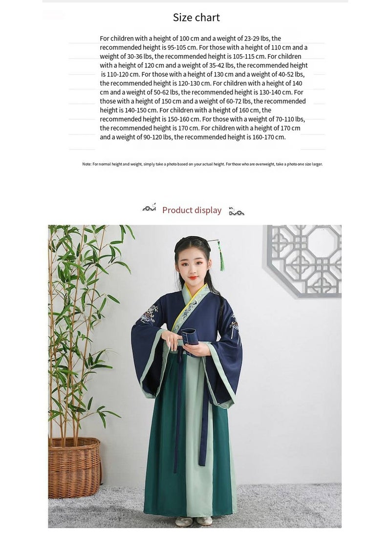general Traditional Girl's Ancient Hanfu Costume - Elegant Princess Performance Dress for Stage, Cosplay & Cultural Events - Image 2