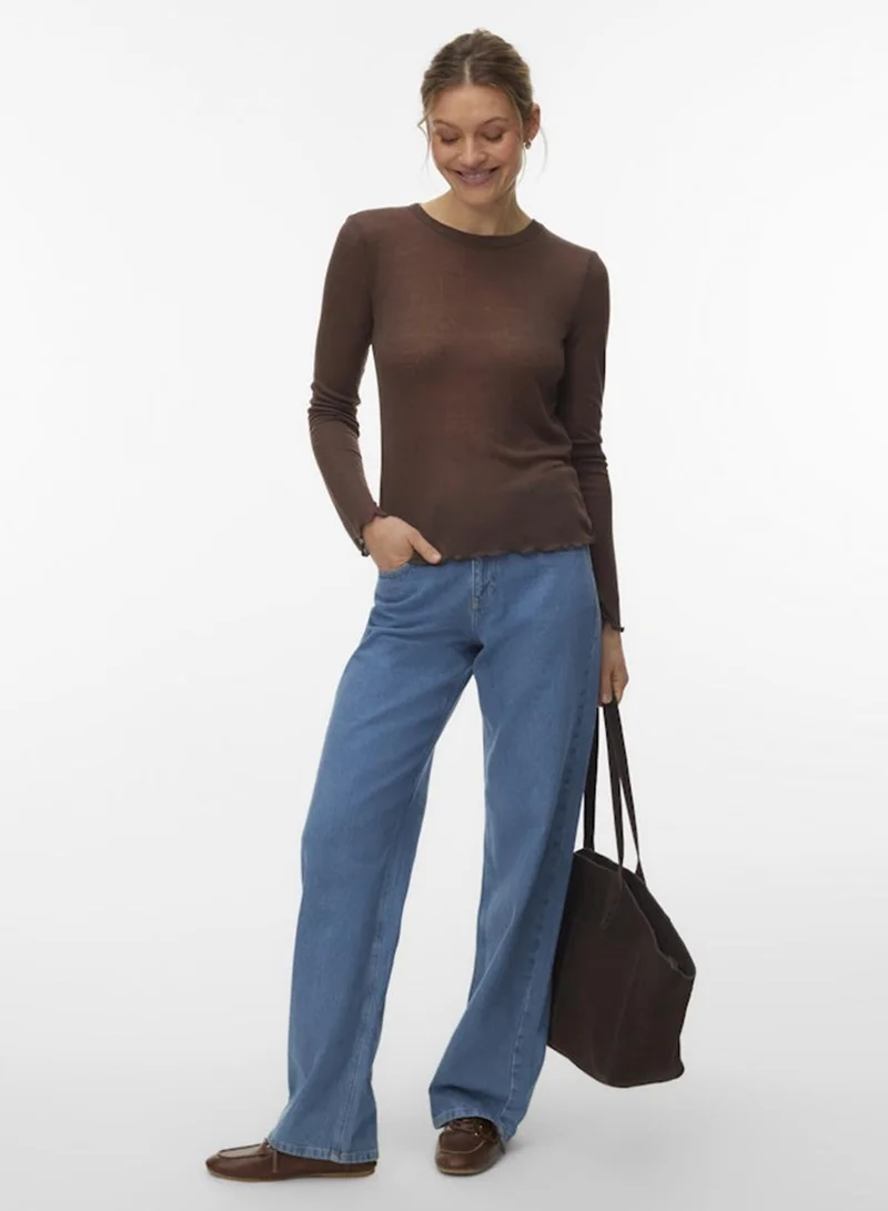 فيرو مودا Long Sleeve Fitted Top