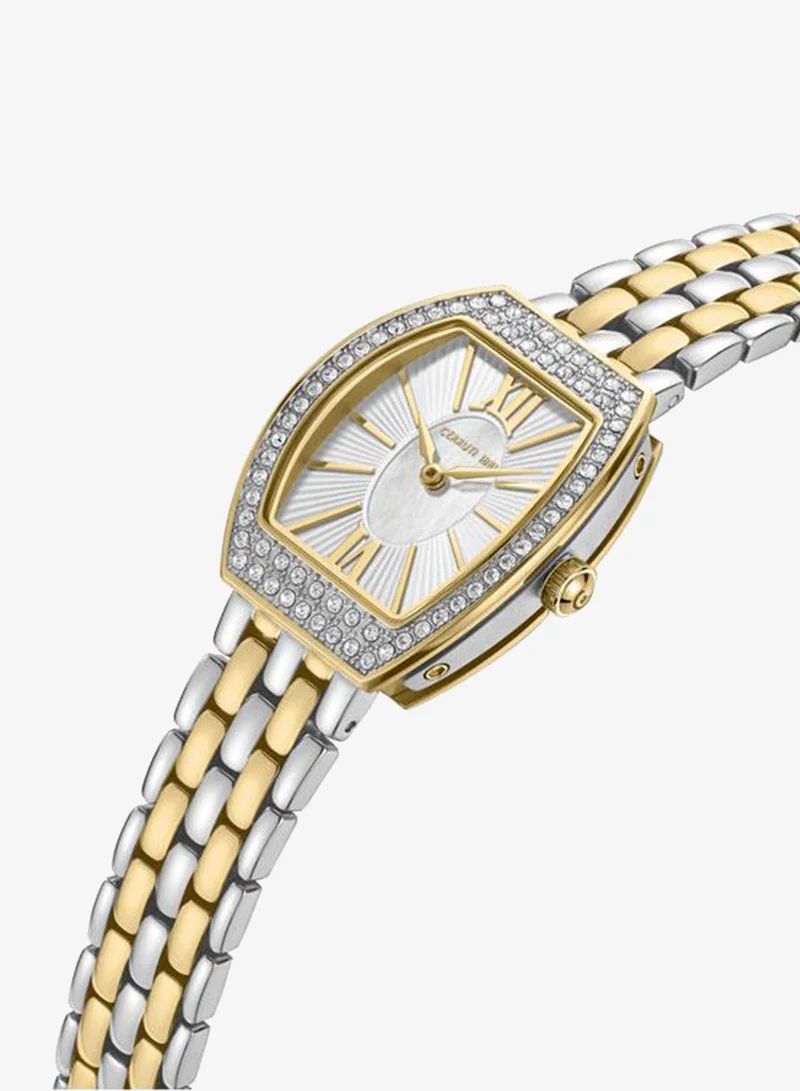CERRUTI 1881 Calliano 21mm White Mother-of-pearl Dial Quartz Analog Watch For Women