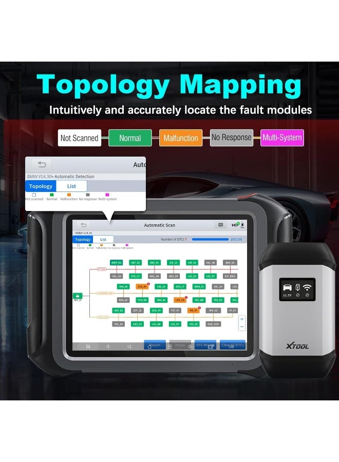 XTOOL XTOOL D9S Pro Automotive Car Diagnostic Tool  - Image 3