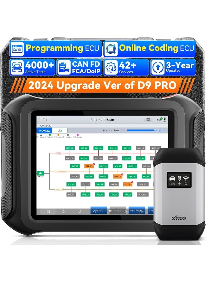 XTOOL XTOOL D9S Pro Automotive Car Diagnostic Tool  - Image 1