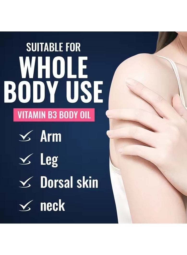 فازلين زيت العناية للجسم فيتامين بي 3 موحد لون الصحي للبشرة 200مل - Image 2