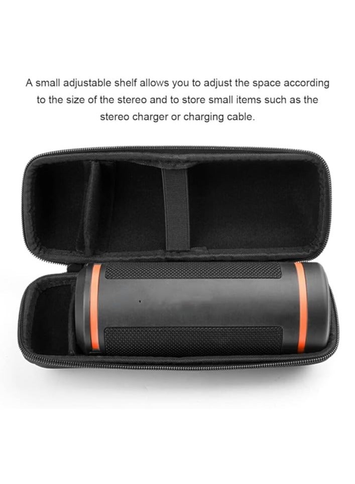 Compatible with JBL Flip4/5/6 Portable Bluetooth Speaker Shoulder Storage Bag Adjustable Audio EVA Storage Case - Image 2