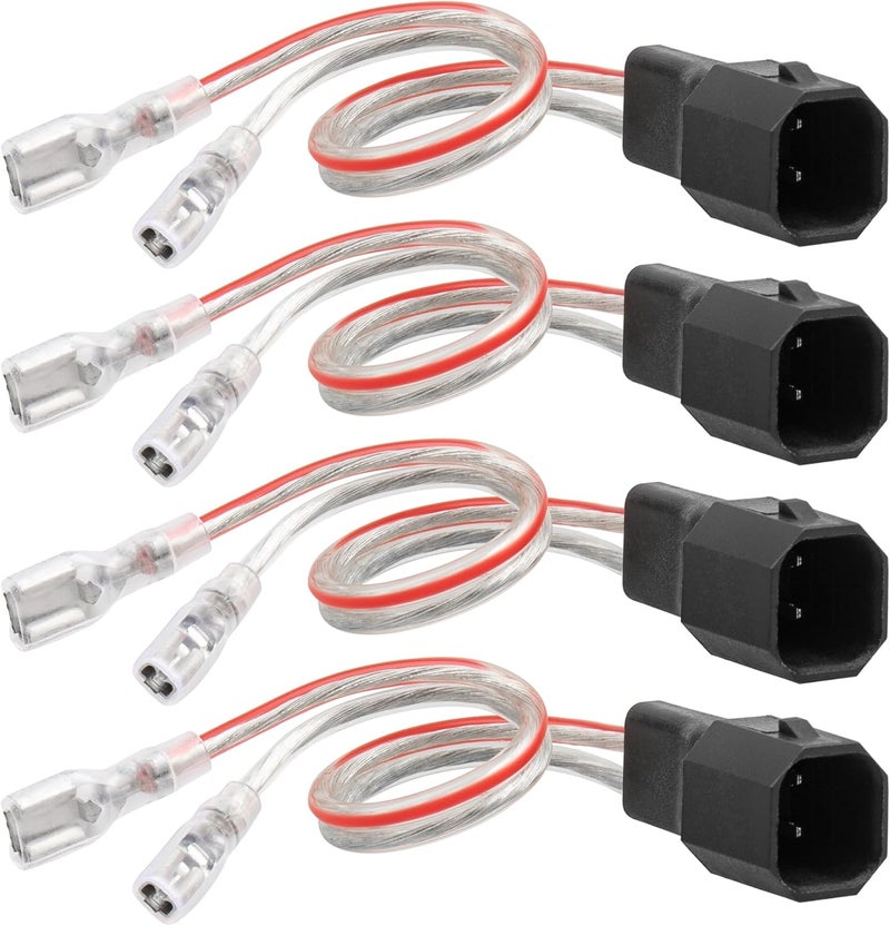 RED WOLF Car Door Speaker Wiring Harness Fit for Ford F150 2011-2014, Mercury Grand Marquis 1998-2009, Mazda 6 2003-2011 Install Aftermarket Audio Speaker Wire Cable Plug - Image 1