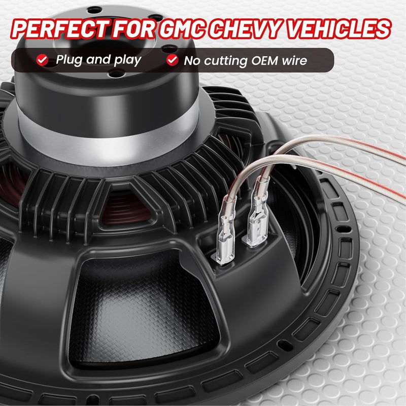 RED WOLF Car Door Speaker Wiring Harness Fit for Ford F150 2011-2014, Mercury Grand Marquis 1998-2009, Mazda 6 2003-2011 Install Aftermarket Audio Speaker Wire Cable Plug - Image 3