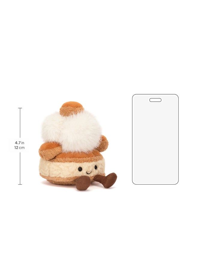 Jellycat Amuseables Mirielle St. Honoré Plush Toy, Soft Pastry Stuffed Plush for Kids & Collectors, Cute Dessert Character Gift Toy, 14cm - Image 5
