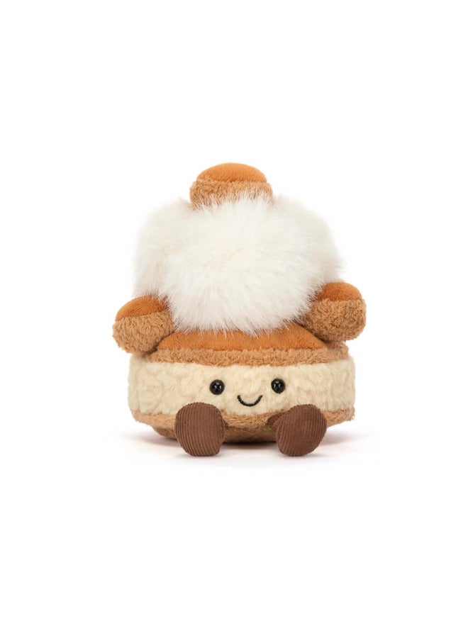 Jellycat Amuseables Mirielle St. Honoré Plush Toy, Soft Pastry Stuffed Plush for Kids & Collectors, Cute Dessert Character Gift Toy, 14cm - Image 4