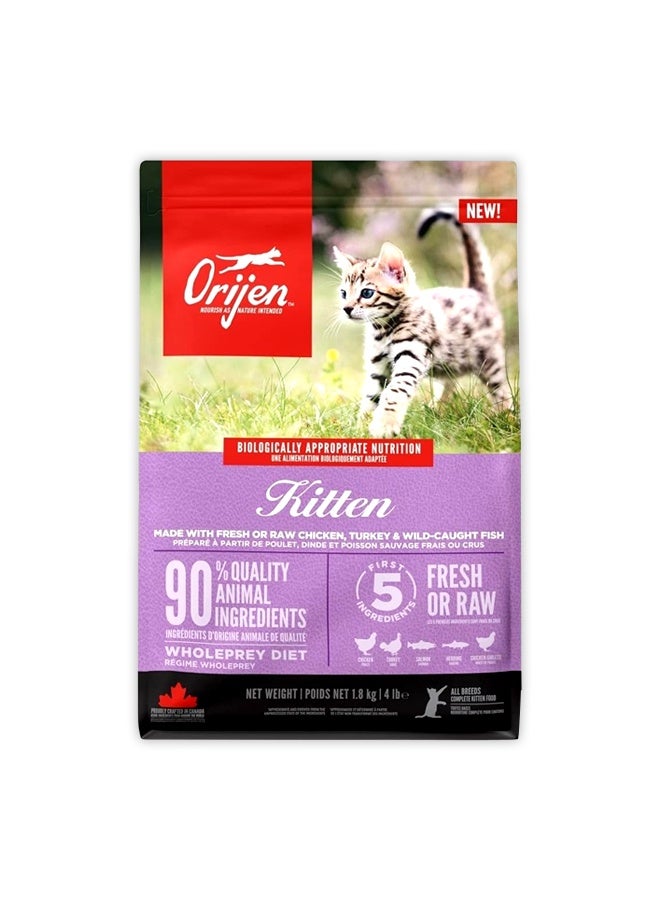 اورجين طعام القطط أورجين كيتن بنكهة الدجاج والديك الرومي - 1.8 كجم - Image 1
