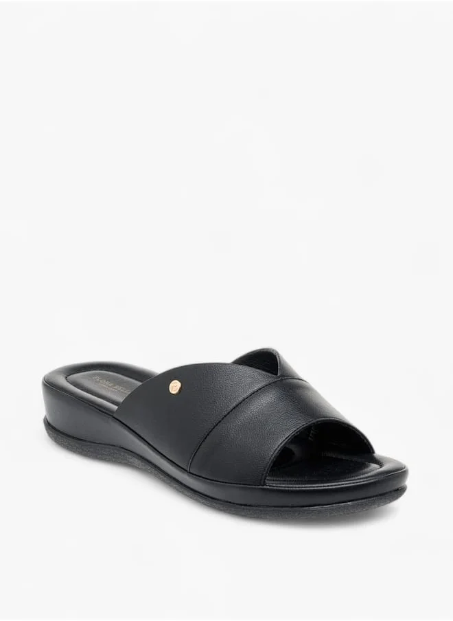 فلورا بيلا من شو إكسبرس Women Solid Open Toe Slip-On Sandals