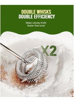 Lukadah Kitchen Powerful Milk Frother Wand With Stand - Ultra Fast Handheld Drink Mixer - Electric Whisk Foam Maker for Coffee, Lattes, Cappuccino, Matcha, Hot Chocolate & Creamer - Electric Milk Frother  - Image 3