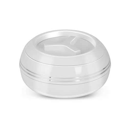 JAYPEE Palazio 1200 Inner Stainless Steel Casserole Pu Insulated Lockable Lid Food Grade Rustproof Hotbox for Kitchen Hot Pot for Rice Stackable Ideal for Gifting Capacity 1200 ml, White - Image 5