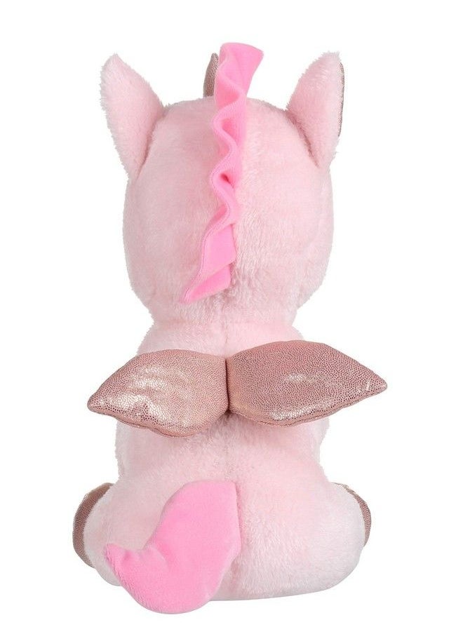 Mirada - 25Cm Unicorn With Glitter Horn Soft Toy Baby Pink - Image 1