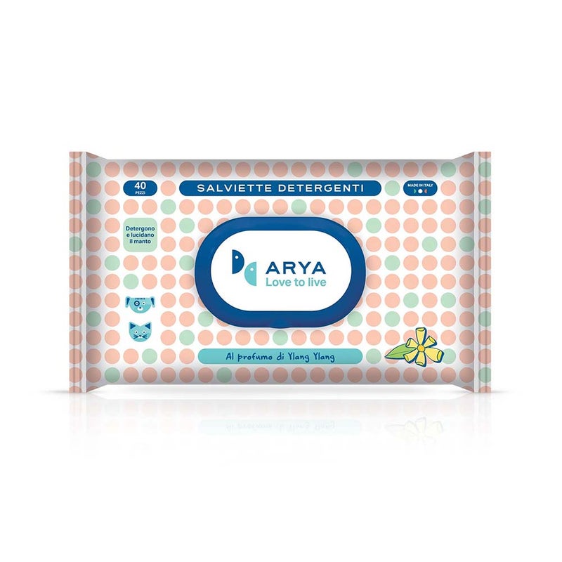 Aryaa Arya Wet Wipes Ylang Ylang Scent - 40 Wipes