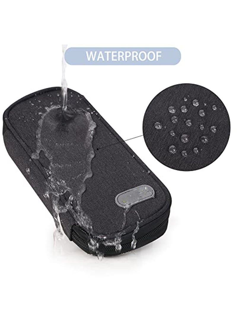 Cooler Bag Insulin Cooler Travel Case TSA Approved Ice Pack,Insulin Pen Travel Case,Insulin Supplies,Portable Insulin Pen Cooler Travel Case for Travel and Daily Life(Black) - Image 5