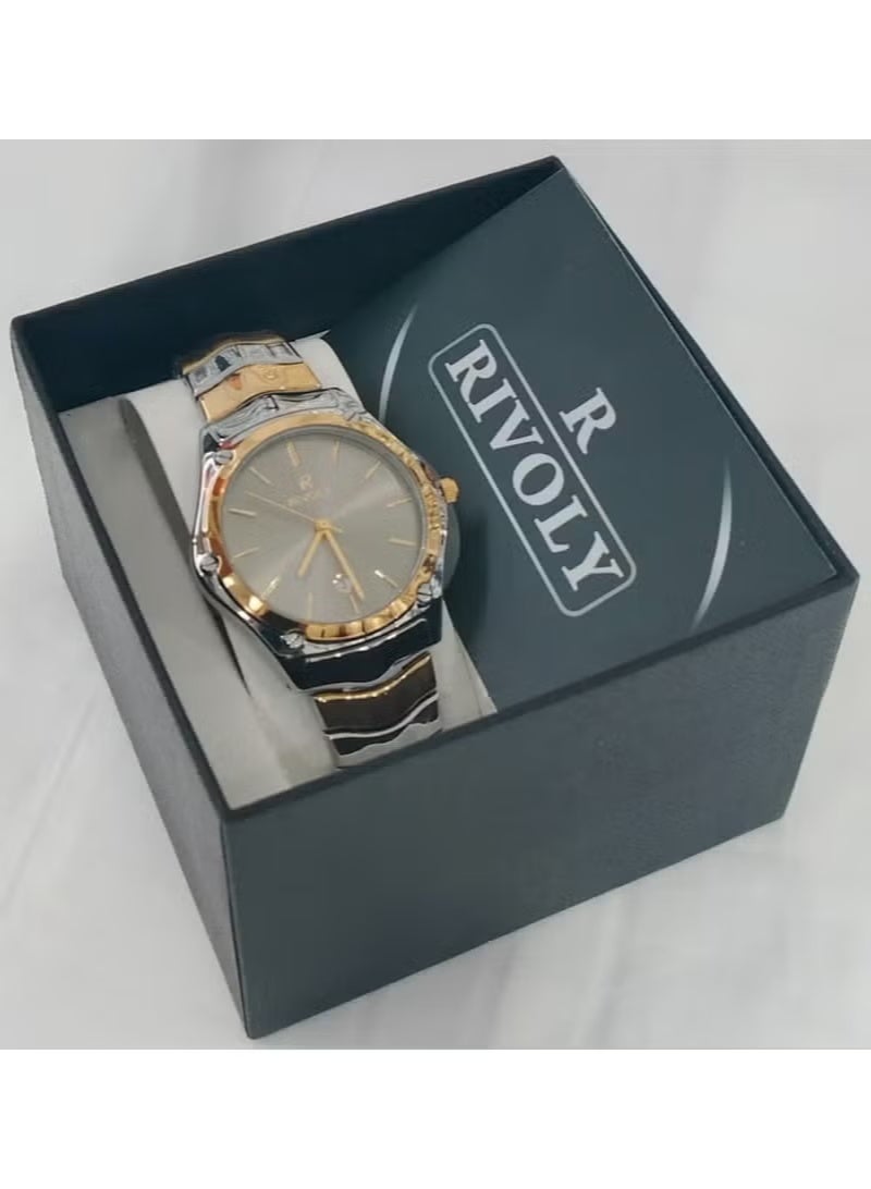 ريفولي ساعة ريفولي الرجالية، أناقة وجودة عالية، إصدار جديد، ستانلس ستيل