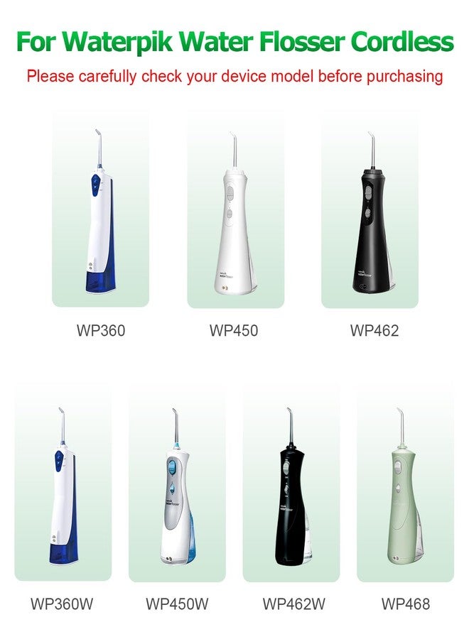 Arkare Replacement Charger for Waterpik Water Flosser Cordless WP360 WP360W WP462 WP462W WP450 WP450W WP468 WF-13 WP-100 Series Water Flosser, Arkare 3V Power Supply Cord Wall Charger 6FT Two Prong Adapter - Image 2