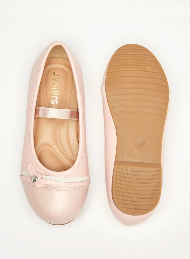 JUNIORS Girls Embellished Slip-On Ballerina Shoes