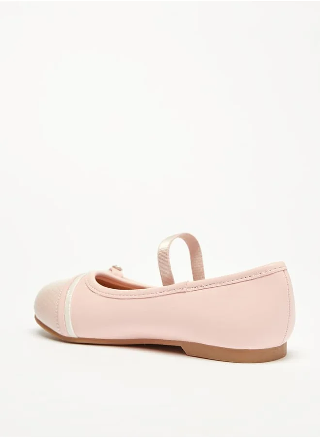 جونيورز Girls Embellished Slip-On Ballerina Shoes