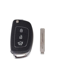 Generic Hyundai Key Cover Housing Folding Smart Car Key Hyundai Car Accessories Compatible with Hyundai Car Key (Key Housing Only, No Chip Included)  - Image 2