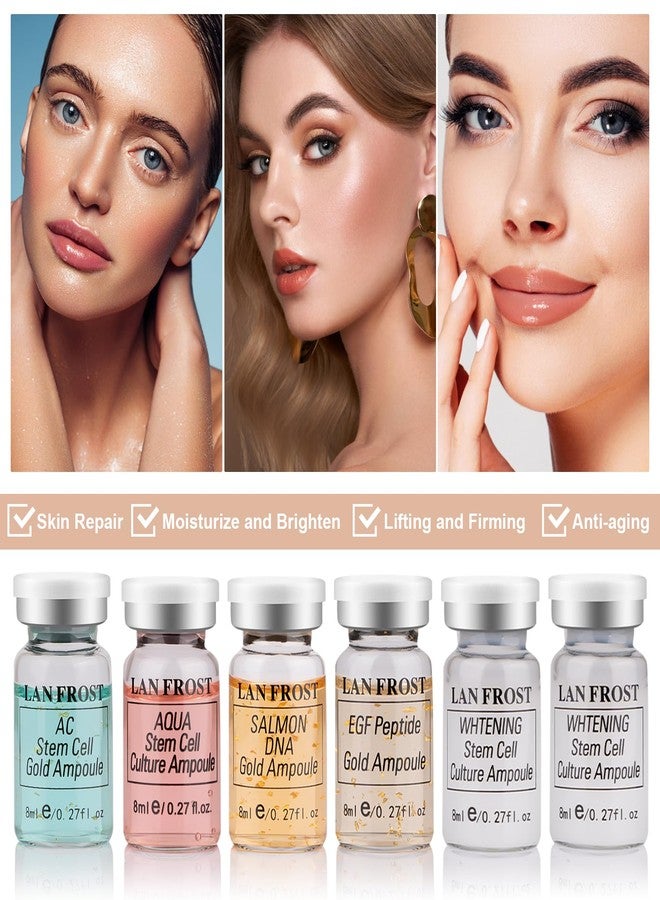 TRESSON Facial Booster Starter Kit Hydration Serum Foundation Skincare Mix 0.27oz Hydration Ampoule and Essence Foundation 12 VialsPigment Skincare Kit (Multicolor - Image 2
