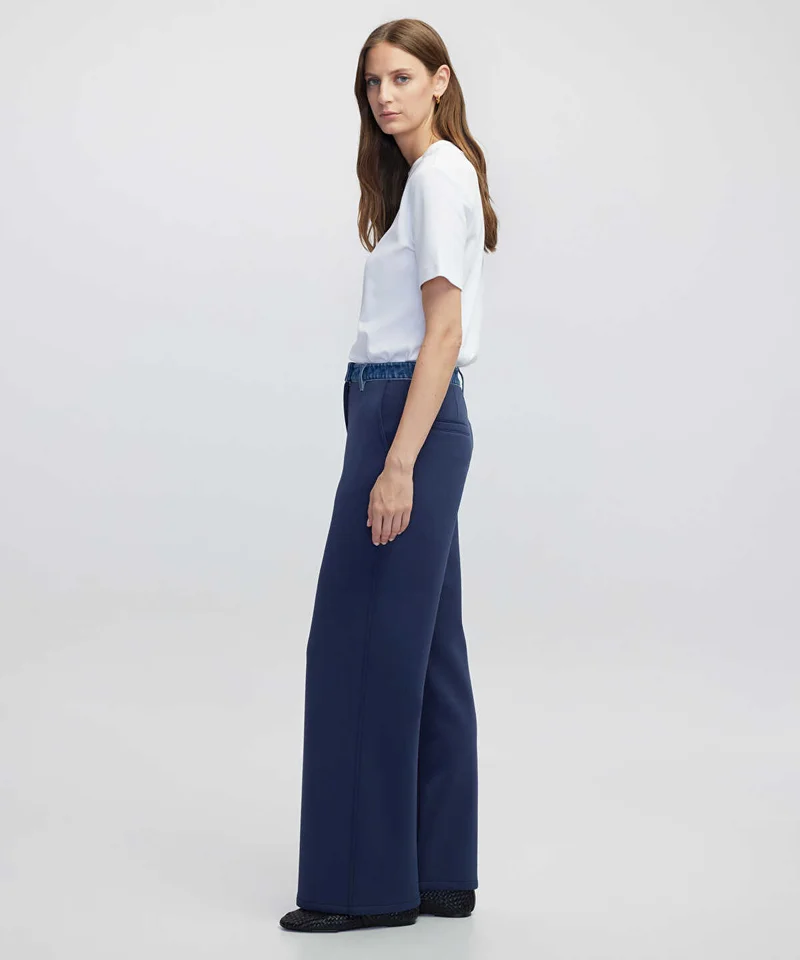 Ipekyol Denim-Trimmed Trousers