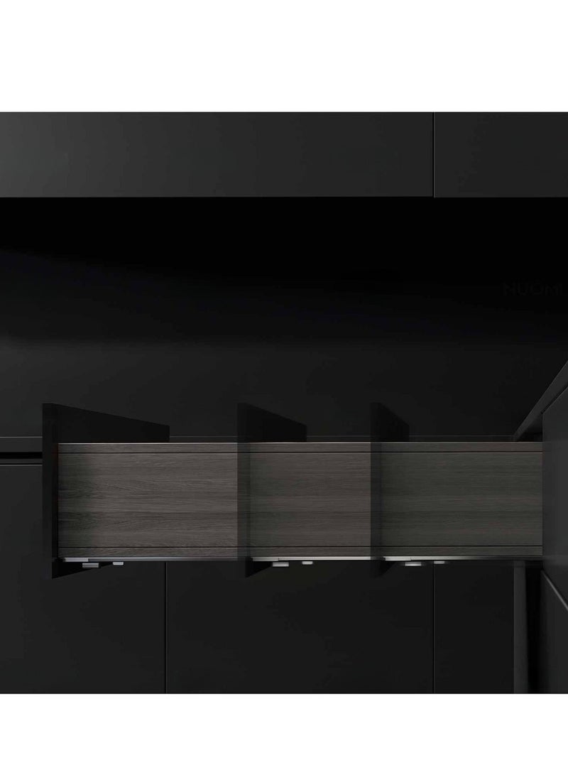 STARKE Concealed Damping Drawer Slides, Galvanized Heavy Duty Rust Resistant Plate Drawer Slides 30kg Load Capacity for 440-450 mm Drawers 1.0/1.5/1.8mm Thick (Concelio Series) (440-450 mm)  - Image 4