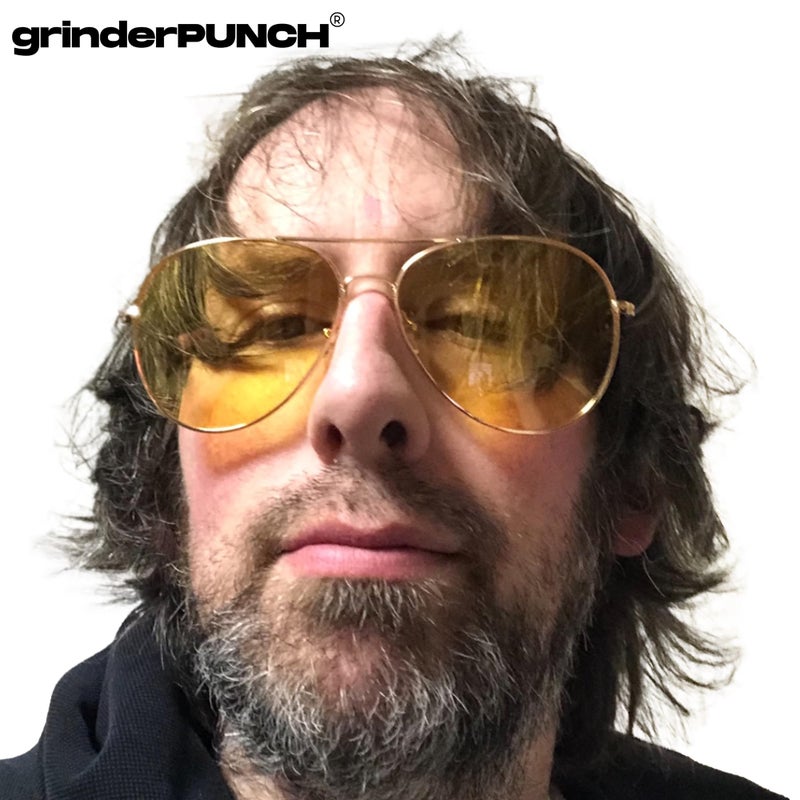 grinderPUNCH Mens Large Aviator Yellow Lens Sunglasses - Colored Tint Lens - Image 5