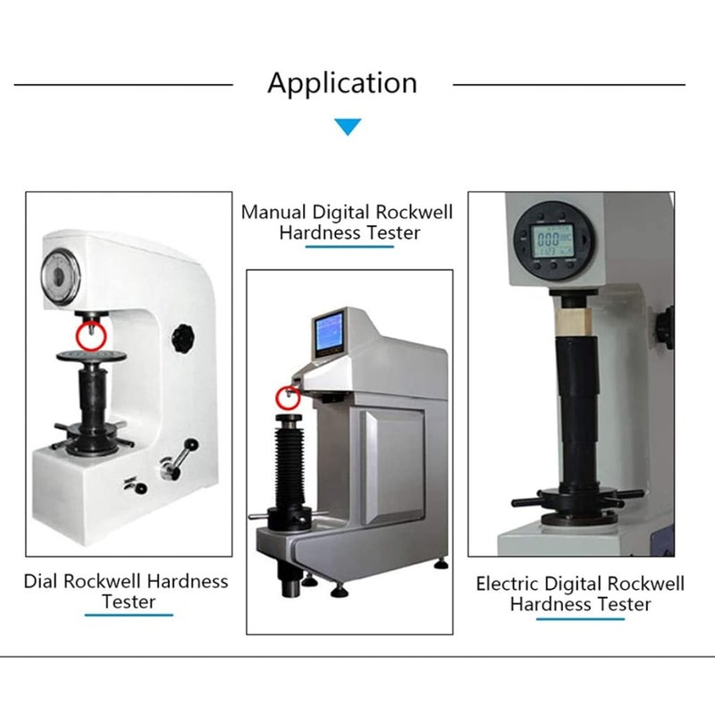 مقياس صلابة فيكرز مع مسنن صغير مدبب مع صندوق تخزين، مادة متينة، أداة قياس مستقرة - Image 3