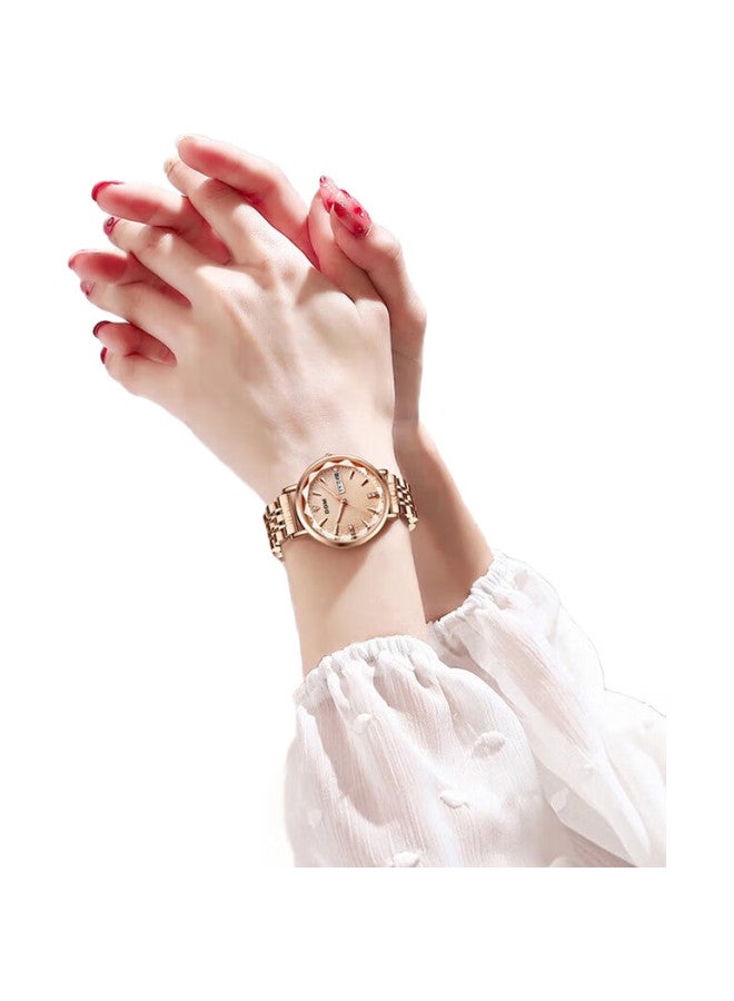 DOM ساعة نسائية جديدة، أفضل عشرة ماركات ساعات ميكانيكية وكوارتز، ساعة صينية فاخرة بجودة سويسرية، هدية لصديقة - Image 3