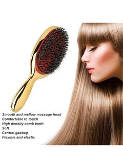 Generic Anti-Static Hair Brush ，Air Cushion Massage Brush Women Detangling Hair Brush for Curly Straight Hair Styling Tool Hairbrush (Gold)  - Image 3