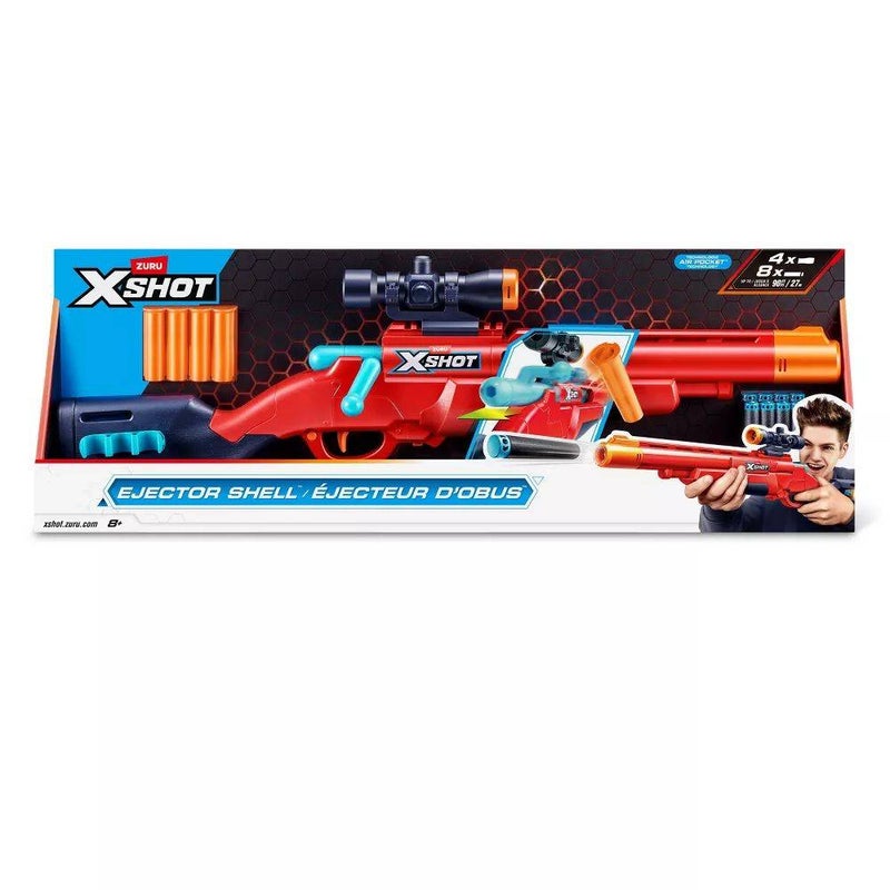 X-Shot Excel Ejector Shell Blaster With 8 Darts - Image 1