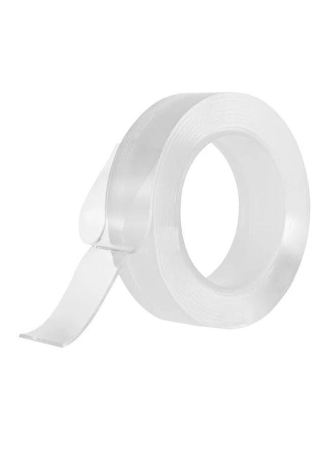 Nano Double-Sided Adhesive Tape – Transparent – 3 Meters – Strong & Reusable - Image 1