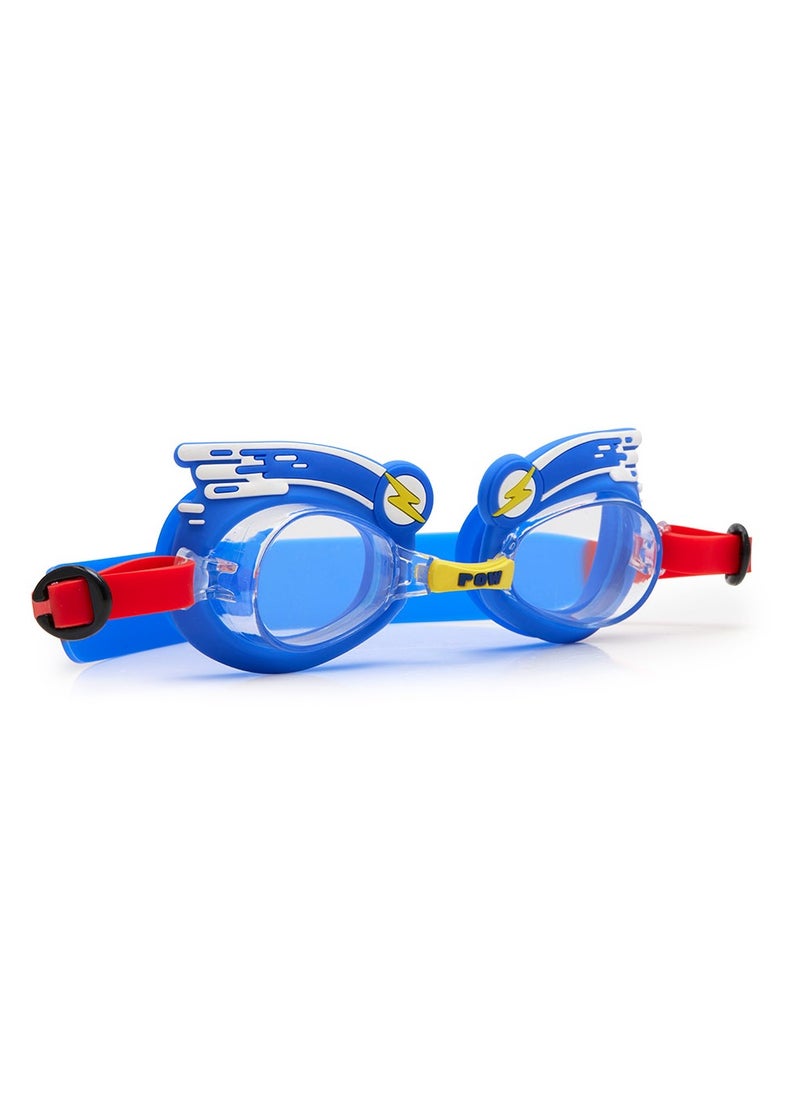 Aqua2ude Aqua2ude Mini Rocket Blue Anti-Fog, Polarized, UV Protection Kids Swim Goggles  - Image 1