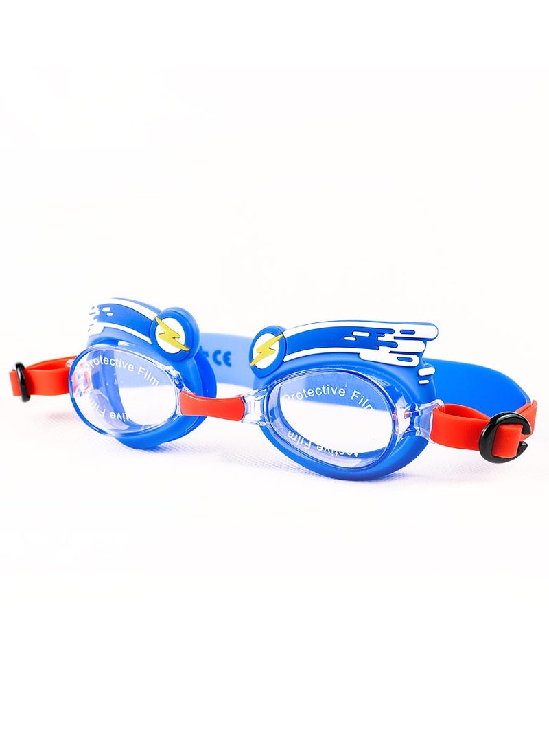 Aqua2ude Aqua2ude Mini Rocket Blue Anti-Fog, Polarized, UV Protection Kids Swim Goggles  - Image 3