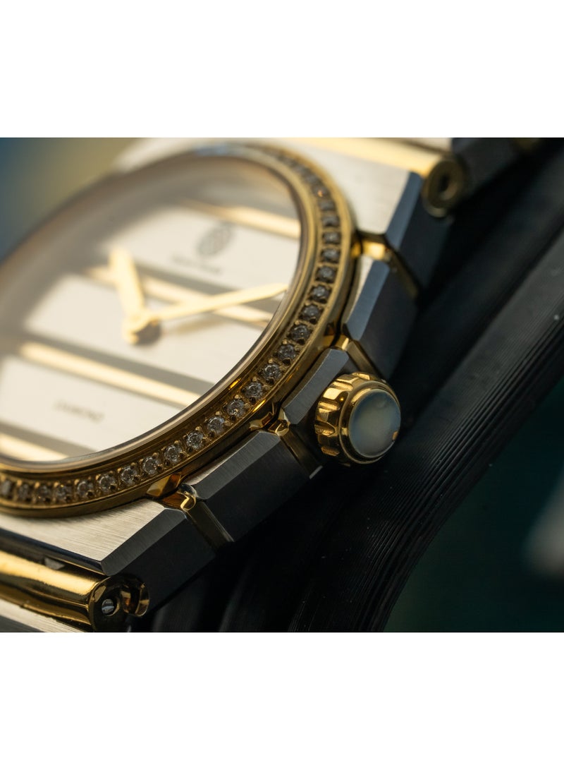 Opera House Original 56 Natural Diamonds Luxury Women’s Watch (1.2–1.25mm SI2 GH) Dial – 42mm Two-Tone Gold Stainless Steel Case & Band, Quartz Analog, 3ATM Water Resistant - Image 5