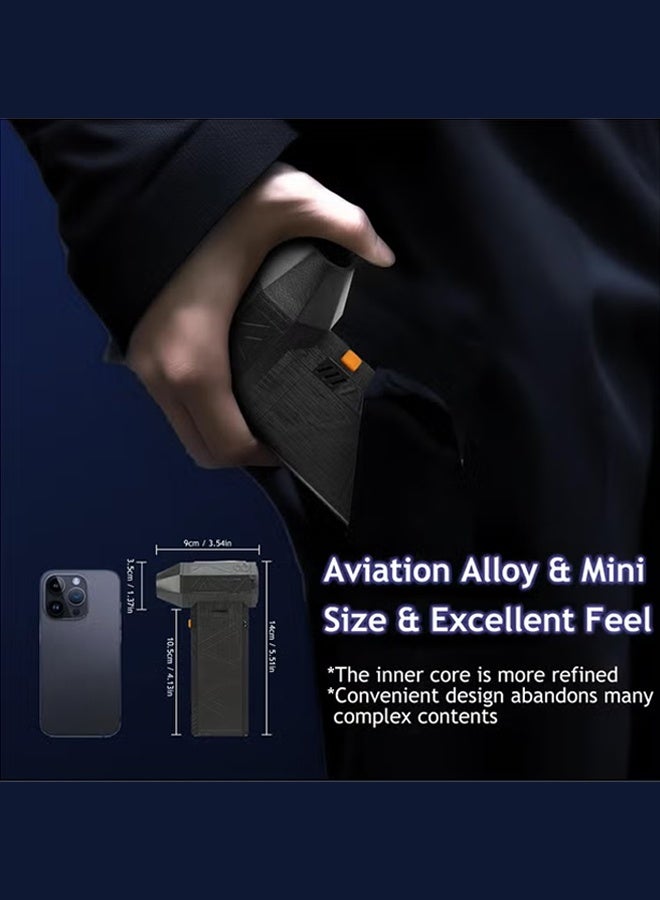 Gale Force S Jet Dry Mini Blower, 130000 RPM Portable Mini Jet Blower, Super Jet Fan Adjustable Speeds and Rechargeable, Cordless Jet Blower Car Dryer with Large Battery, and Type-C Fast Charging - Image 4