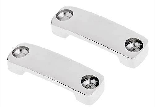 NRC&XRC 4 Pieces Boat Fender Lock Deck Fitting, Marine 316 Stainless Steel Connecting Bridge Boat Fender Lock Eye Strap Loop Tie Down Anchor Rope Yacht - Image 2