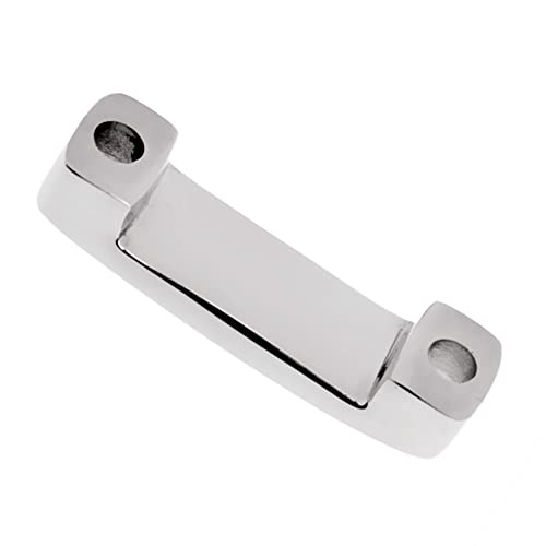 NRC&XRC 4 Pieces Boat Fender Lock Deck Fitting, Marine 316 Stainless Steel Connecting Bridge Boat Fender Lock Eye Strap Loop Tie Down Anchor Rope Yacht - Image 3