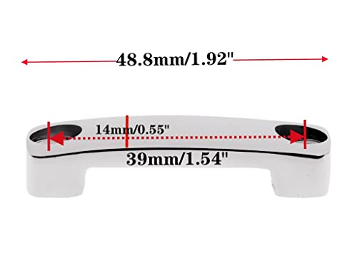 NRC&XRC 4 Pieces Boat Fender Lock Deck Fitting, Marine 316 Stainless Steel Connecting Bridge Boat Fender Lock Eye Strap Loop Tie Down Anchor Rope Yacht - Image 5