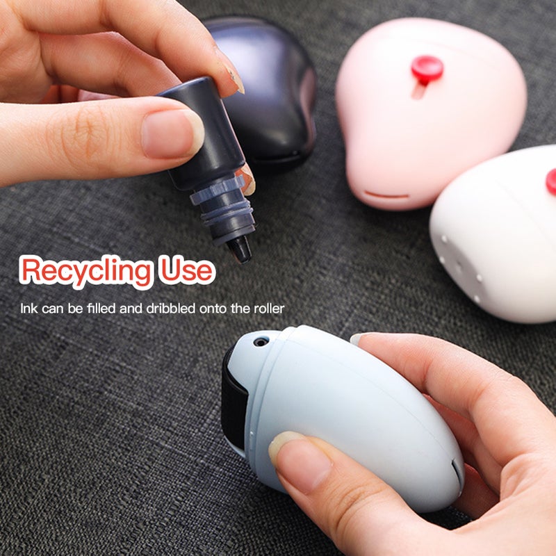 Identity Protection Roller Stamp ID Information Prevention Security Stamp with Cutting Tool Designed for Anti-Theft for Confidential Address Bank Statement Personal Privacy - Image 4
