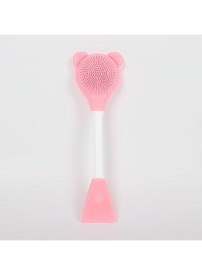 عام فرشاة توزيع ودمج ماسك الوجه سيليكون (2 في 1) – مزدوجة الرأس للفرد والمساج وتدليك البشرة - Image 2